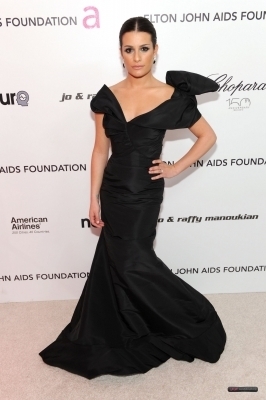  Lea @ 18th Annual Elton John AIDS Foundation Oscar Party