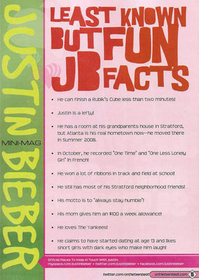  Magazine Scans > 2010 > Justin Bieber & Marafiki
