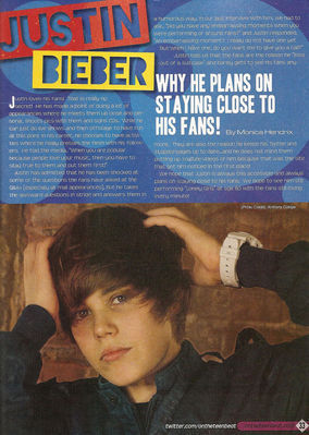  Magazine Scans > 2010 > Justin Bieber & 老友记
