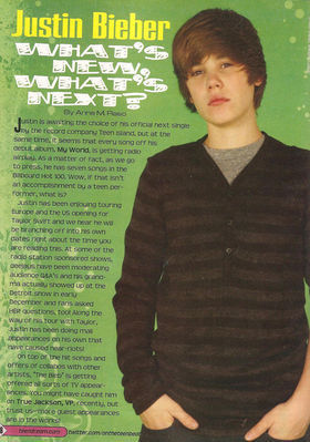 Magazine Scans > 2010 > Justin Bieber & دوستوں