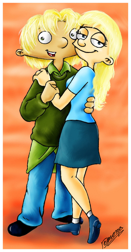  Arnold and Helga as Teens