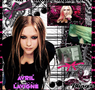  Cute Blingee imágenes of Avril!!