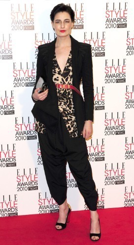  Erin O'Connor on Elle Style Awards 2010