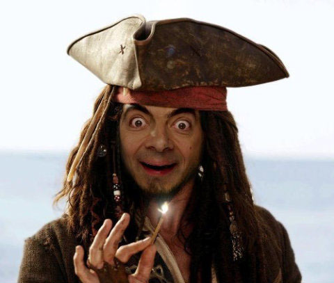 If Mr. Bean was a Pirate