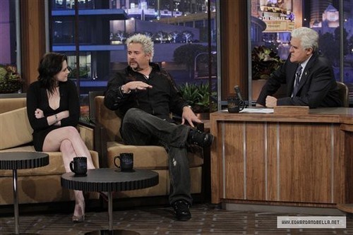  Kristen on The Tonight Show with 어치, 제이 Leno
