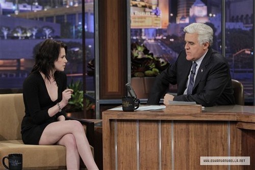  Kristen on The Tonight Show with gaio, jay Leno