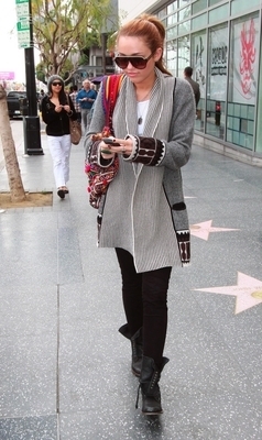  Miley out in Hollywood