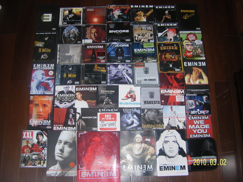  My ऐमिनैम cd dvd collection! ; )