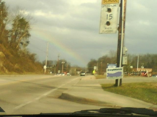  Omg, a rainbow.
