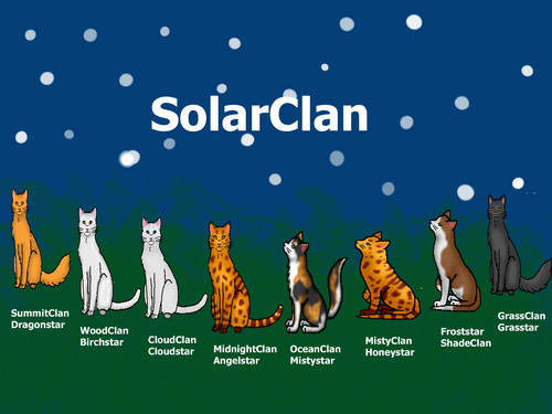  The first 8 leaders of SolarClan