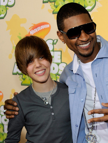  Usher and Justin Bieber