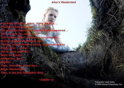  Alice in Wonderland Poem <3