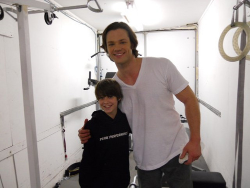 Colin Ford with Jared Padalecki