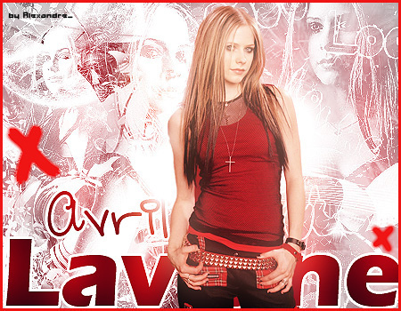 Cute Avril 粉丝 art!