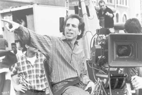  Director Jerry Zucker behind the set of Ghost