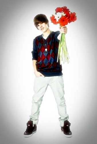  Justin Bieber hoa hồng