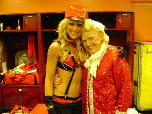  Michelle McCool and Mae Young