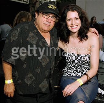 Paget and Danny DeVito, 2006