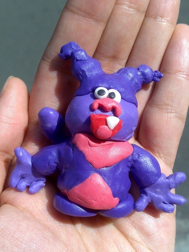 my son luke made chowder out of clay =)