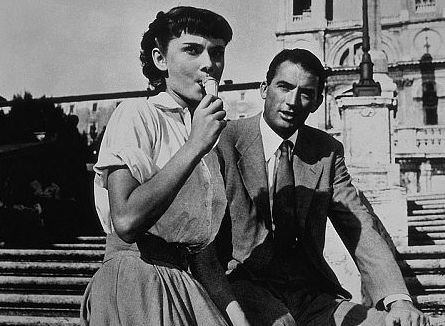  Audrey and Gregory Peck