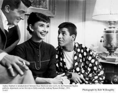 Audrey with Dean and Jerry