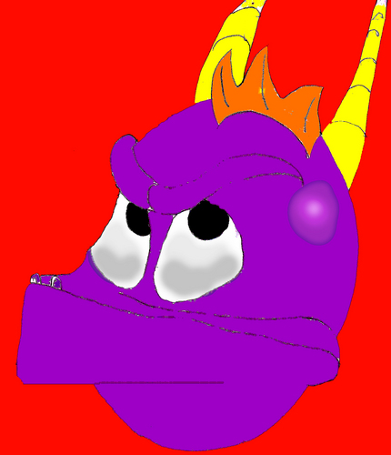  Drawn Spyro: 2nd attempt