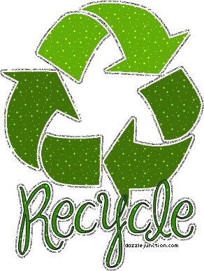  green recycle sign