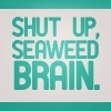  shut up seaweed brain