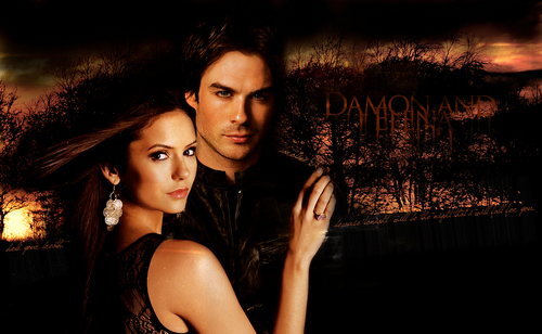  Damon&Elena; sunburn.