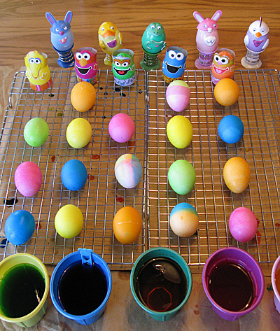  Dying Easter Eggs