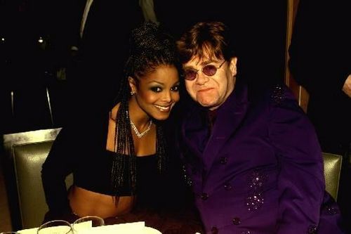  Janet and Elton John in 1999