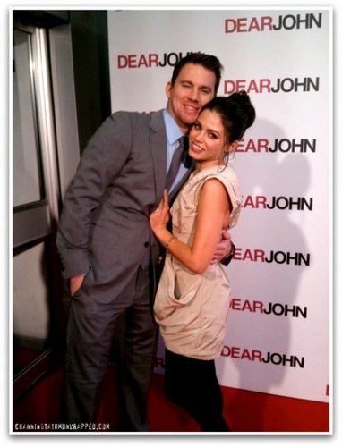 Jenna Dewan and Channing Tatum @ Dear John Premiere, London