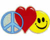  Peace love smile