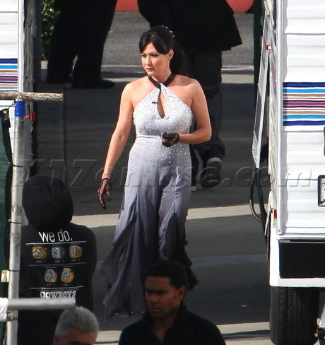 Shannen on set of Dancing with the Stars