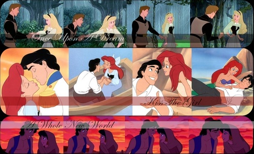  Sleeping Beauty - The Little Mermaid- Aladdin