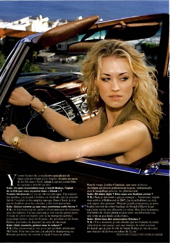  Yvonne Strahovski in the April 2010 Issue of Gala Magazine (France)
