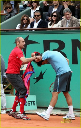  roger and fan