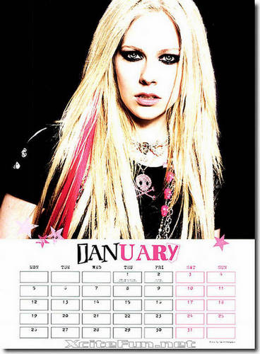  Avril Calendar image set