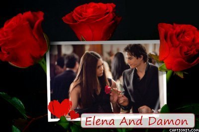  Damon And Elena Fanart (I Made)
