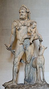  Herakles with his baby Telephos (Louvre Museum, Paris).