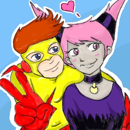 Kid Flash and Jinx