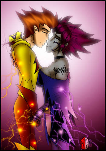 Kid Flash and Jinx
