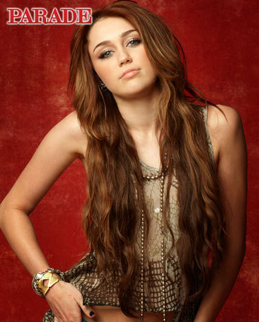  Miley Cyrus Parade Magazine 照片 shoot