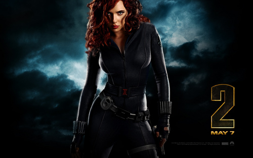 Black Widow (Iron Man 2) Widescreen Wallpaper