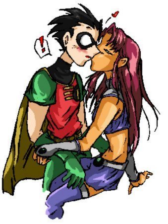  Robin and Starfire