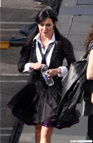  Shannen on set of "Dancing with the Stars"