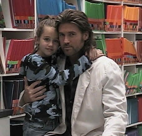  miley and daddy