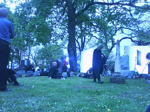  A Nighmare on Elm রাস্তা (2010) on set