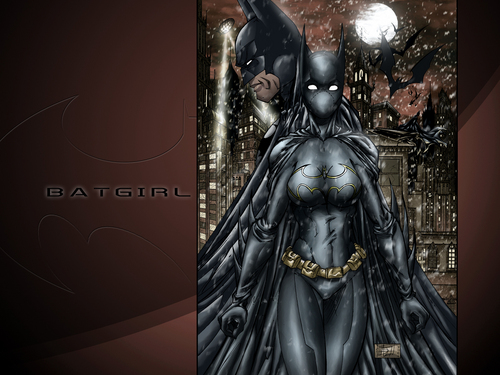  Batgirl peminat Art