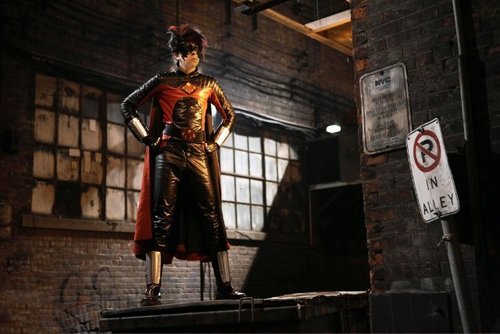  Christopher as Red Mist in the movie Kick жопа, попка
